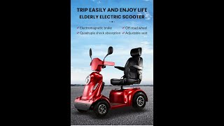 EXC 1005 bigger and comfortable mobility scooter for seniors [upl. by Nodnyl41]