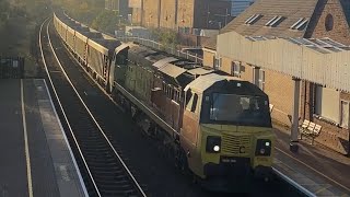 At Hinckley station a epic catch 70806 colas Rail 6M40 171024 [upl. by Bronder120]