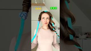 Tutorial for Heatless curls 😍 hairtok easycurls hairstyle hairtutorial voluminouscurls [upl. by Anneyehc]