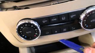 Mercedes Benz ML 166 radio removal [upl. by Trace680]