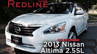 2013 Nissan Altima 25SL Review Walkaround Exhaust amp Test Drive [upl. by Woothen]