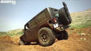 Lebanese Jeep Wrangler with 64 Hemi engine goes offroading [upl. by Shaver853]