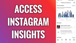 How To Access Instagram Insights [upl. by Asyl]