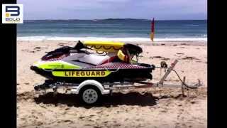 Custom Made Reverse Jet Ski Trailer for Lifeguards [upl. by Ricky862]