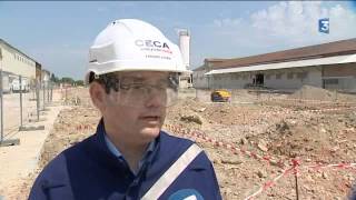 Usine CECA de Honfleur  interview de LIlian Foissac directeur [upl. by Theobald]