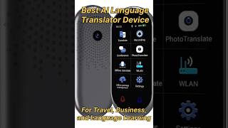 AI Language Translator Device🗣🗣 shorts ytshorts ai languagetranslator [upl. by Htessil]