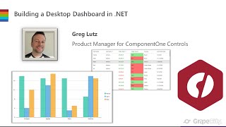 ComponentOne Live Building a Desktop Dashboard in NET [upl. by Hapte]