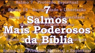 Os 7 Salmos Mais Poderosos da Bíblia  7 18 23 35 51 58 e 91 [upl. by Valentina459]