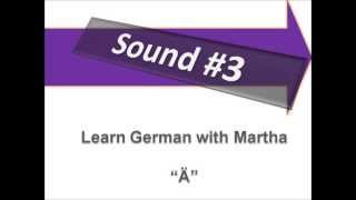 The „Äquot  Pronunciation  Learn German with Martha  Deutsch lernen [upl. by Garrison252]