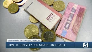 Time to travel Exchange rate for euros is the best its been in 20 years [upl. by Neve648]