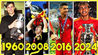 Todos los CAMPEONES de la EUROCOPA 19602024  La Historia [upl. by Ibbed207]