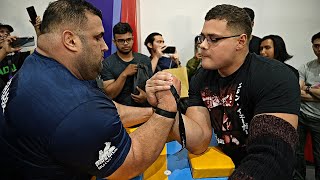 IRAN HULK VS SCHOOLBOY  ARM WRESTLING 2023 [upl. by Keeryt225]