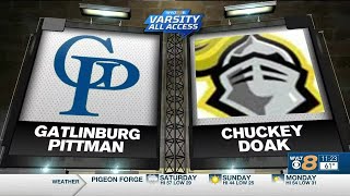 Football highlights from GatlinburgPittman vs Chuckey Doak [upl. by Eehsar]