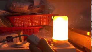 99fab LED flame effect flicker bulb instructions for switch mode [upl. by Artinek330]