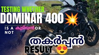 Dominar 400 UG mileage test on Highrange roads ഇവൻ കുറച്ച് അധികം കുടിക്കും 😌 [upl. by Southworth177]