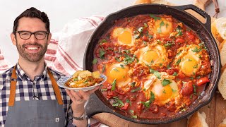 Easy Amazing Shakshuka Recipe [upl. by Idnim]