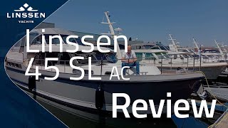 Review van het Linssen 45 SL AC motorjacht [upl. by Aihseym]