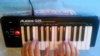 Balkan Ekspres muzika iz filma  Balkan Express Movie Theme played on Alesis Q25 MIDI keyboard [upl. by Greenebaum66]