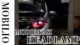 MODIFIKASI HEADLAMP MOBILIO FACELIFT [upl. by Steffi]