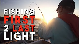 Fishing from First to Last Light  BC Salmon Fishing [upl. by Sidnee]