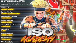 NBA 2k25 ISO ACADEMY BEST ISO BUILD BEST JUMPSHOT  DRIBBLE MOVES amp DUNK ANIMATIONS [upl. by Ludovika]