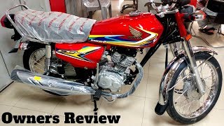 HONDA CG 125 2019 OWNERS REVIEW amp TOP SPEED SOON ON PK BIKES [upl. by Atiugal]