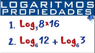 Propiedades de los logaritmos  Logaritmo de un Producto [upl. by Natsreik761]