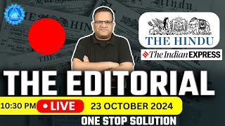 UPSC CSE 2024  The Hindu Editorial Analysis by Ashirwad Sir  23 October 2024  IAS Mantra [upl. by Ume195]