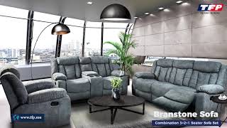 Branstone Recliner Sofa Set 321 [upl. by Zzaj]