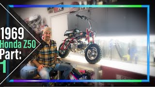 Honda Z50 Mini Trail Restoration  Part 1 The Teardown [upl. by Anipsed]