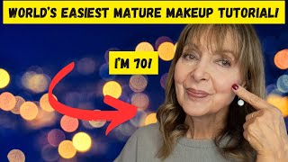 Easy Simple and Affordable Makeup Tutorial for over 50  Anyone Can Do This [upl. by Lashond341]