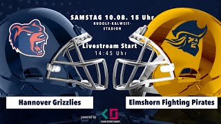 Hannover Grizzlies vs Elmshorn Fighting Pirates  GAMEDAY [upl. by Elacim]