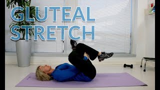 How to do a gluteal stretch to reduce back pain [upl. by Akihsar]