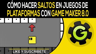 Como Hacer Un Juego De Plataformas En Game Maker 81 3  Saltos Y Colisiones Verticales [upl. by Riffle]