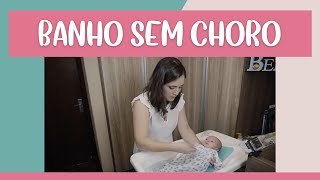 Como dar banho no bebê  Manual do RecémNascido [upl. by Neerod]