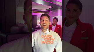 Virgin Atlantic flight attendants secret hack flightattendent virginatlantic [upl. by Yzzo]