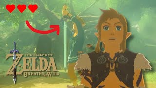 Comment avoir la MASTER SWORD avec UNIQUEMENT 3 COEURS  Zelda Breath of the Wild [upl. by Enovi]