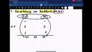 Buchungsätze 2 Konten 7 Klasse Realschule [upl. by Eden]