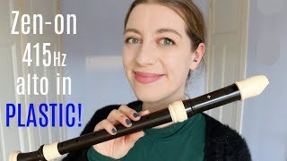 Review 415Hz Zenon Bressan alto  Team Recorder [upl. by Kcirded]