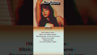 New Woman  Lisa Lyrics Lisa Part Vocals RashmizEditz lisa newwoman lyrics [upl. by Portugal]