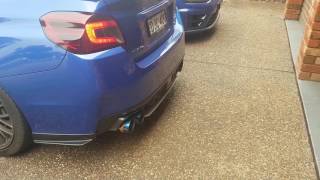 Invidia R400 catback MY16 STI [upl. by Hertzog478]