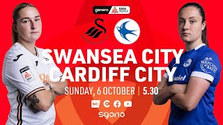 FULL MATCH Swansea City v Cardiff City  Genero Adran Premier [upl. by Asert]