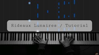 Chilly Gonzales  Rideaux Lunaires  Piano Tutorial [upl. by Willock]