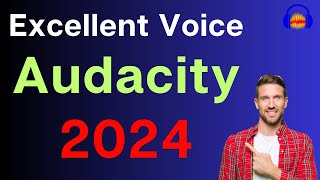 How to make voice Excellent in Audacity as a beginner [upl. by Derrej]