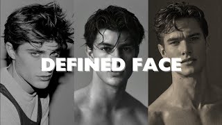 how to get a more DEFINED face no BS [upl. by Enaffit]