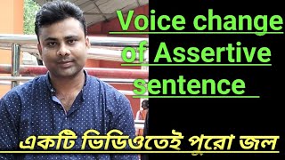 Voice change of Assertive sentence [upl. by Socha]