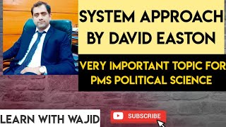 Political System by David Easton PMS  PMS POLITICALSCIENCE system politicalsystem easton [upl. by Isyak]