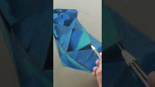 Step by Step Realistic SAPPHIRE Stone Drawing shorts drawing [upl. by Avin]