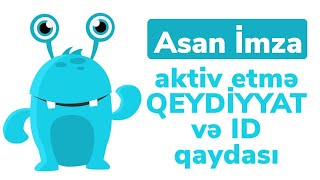 asan imza ID qeydiyyat ve aktiv etme qaydasi ozunet [upl. by Yendroc]