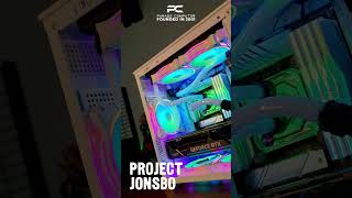 Jonsbo Mesh D31 Build With DIY Water Cooling [upl. by Ahsyekat]